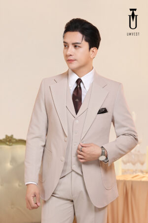 Vest Nam Kem Túi Hộp Gile