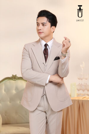 Vest Nam Kem Túi Hộp Gile
