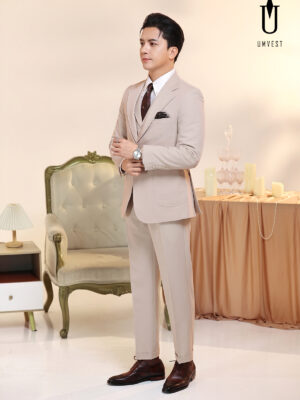 Vest Nam Kem Túi Hộp Gile