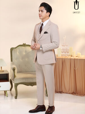 Vest Nam Kem Túi Hộp Gile