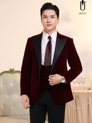 Vest Nam Nhung Đỏ