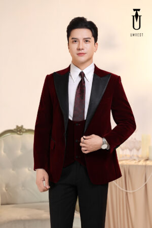 Vest Nam Nhung Đỏ