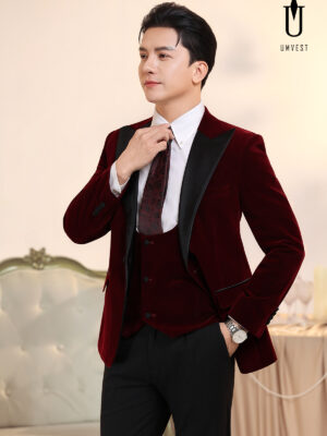 Vest Nam Nhung Đỏ