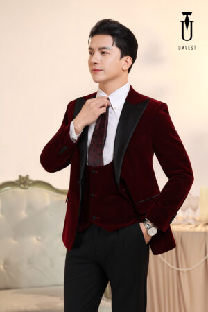 Vest Nam Nhung Đỏ