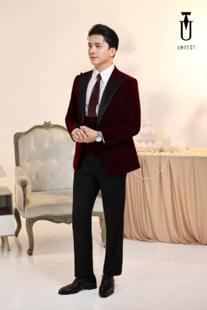 Vest Nam Nhung Đỏ