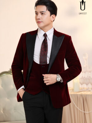 Vest Nam Nhung Đỏ