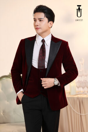 Vest Nam Nhung Đỏ