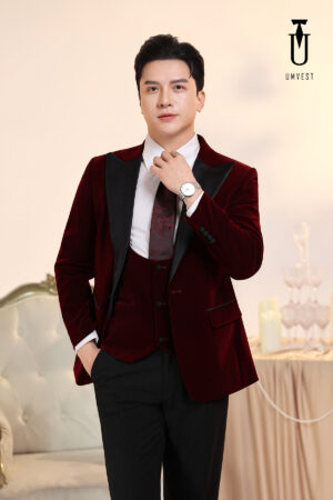 Vest Nam Nhung Đỏ