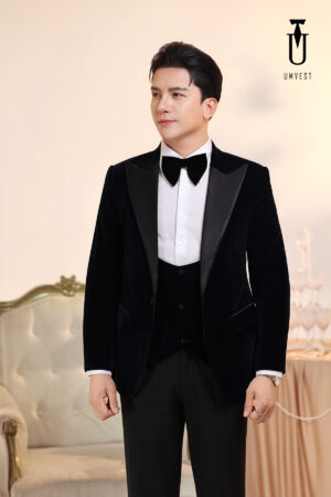 Vest Nam Nhung Xanh Đen