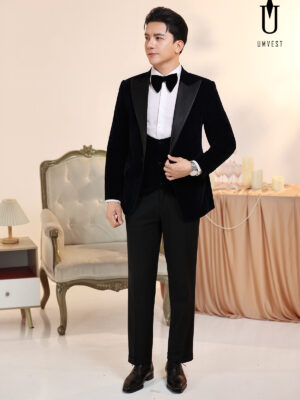 Vest Nam Nhung Xanh Đen