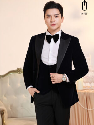 Vest Nam Nhung Xanh Đen