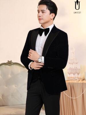 Vest Nam Nhung Xanh Đen