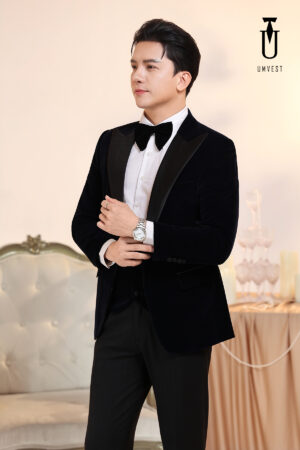 Vest Nam Nhung Xanh Đen