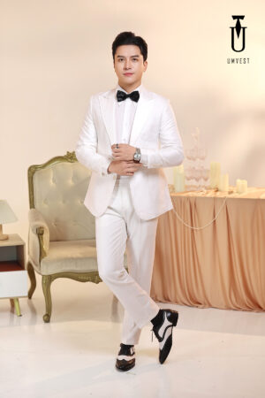 Vest Nam Trắng Gấm