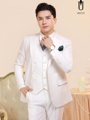 Vest Nam Trắng Gile