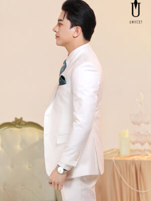 Vest Nam Trắng Gile