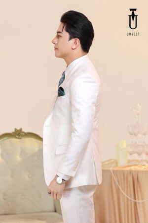 Vest Nam Trắng Gile