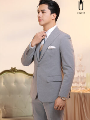 Vest Nam Xám Dạ Sáng