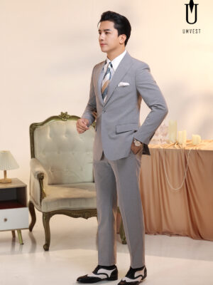 Vest Nam Xám Dạ Sáng