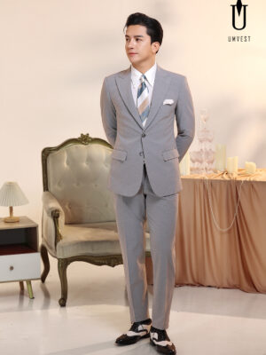 Vest Nam Xám Dạ Sáng