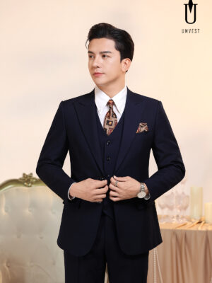 Vest Nam Xanh Đen Gile 2