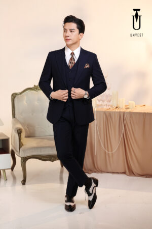 Vest Nam Xanh Đen Gile 2