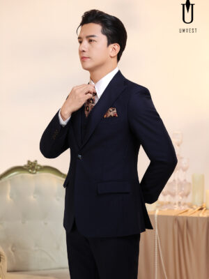 Vest Nam Xanh Đen Gile 2