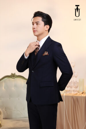 Vest Nam Xanh Đen Gile 2
