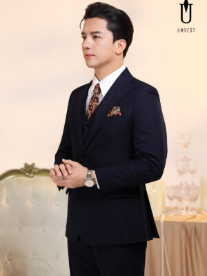 Vest Nam Xanh Đen Gile 2