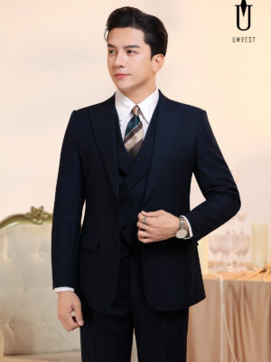 Vest Nam Xanh Đen Gile