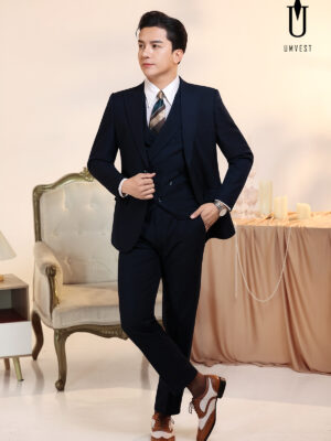 Vest Nam Xanh Đen Gile