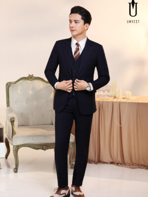 Vest Nam Xanh Đen Phẩy Gile