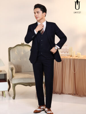 Vest Nam Xanh Đen Phẩy Gile