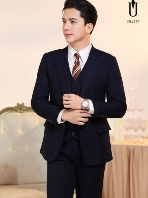 Vest Nam Xanh Đen Phẩy Gile