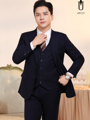 Vest Nam Xanh Đen Phẩy Gile