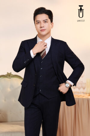 Vest Nam Xanh Đen Phẩy Gile