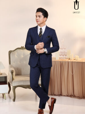 Vest Nam Xanh Dương Đậm Gile