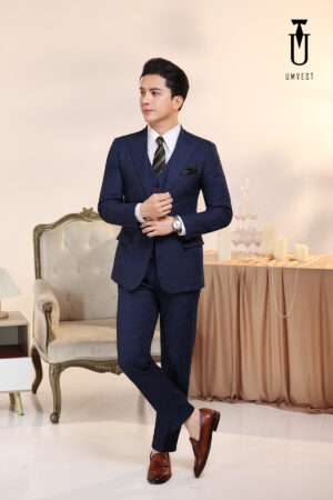 Vest Nam Xanh Dương Đậm Gile