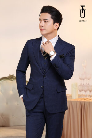 Vest Nam Xanh Dương Đậm Gile