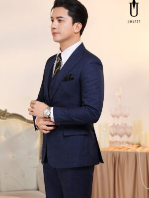 Vest Nam Xanh Dương Đậm Gile