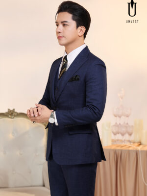 Vest Nam Xanh Dương Đậm Gile