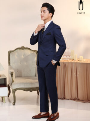 Vest Nam Xanh Dương Đậm Gile