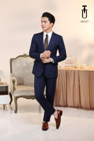 Vest Nam Xanh Dương Đậm Phẩy