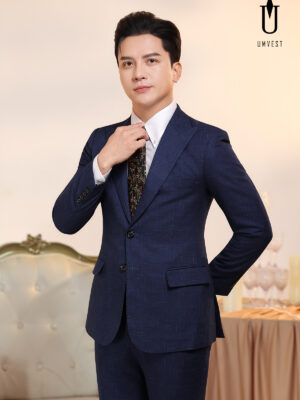 Vest Nam Xanh Dương Đậm Phẩy