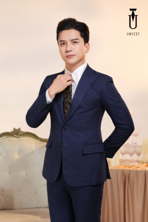 Vest Nam Xanh Dương Đậm Phẩy