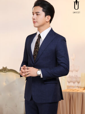 Vest Nam Xanh Dương Đậm Phẩy