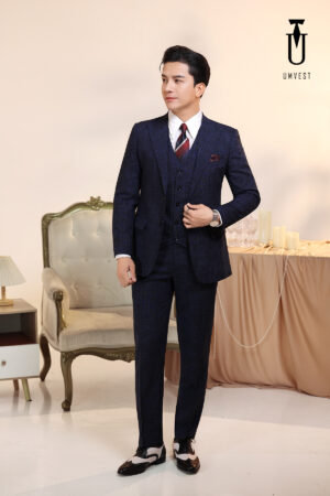 Vest Nam Xanh Dương Xước