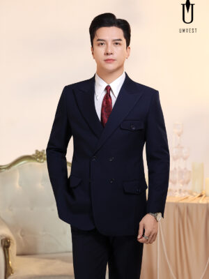 Vest Xanh Navy 6 Cúc