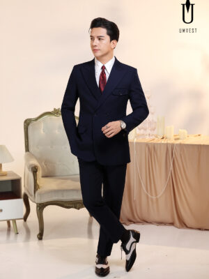 Vest Xanh Navy 6 Cúc