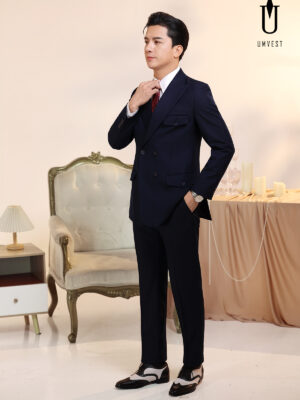 Vest Xanh Navy 6 Cúc